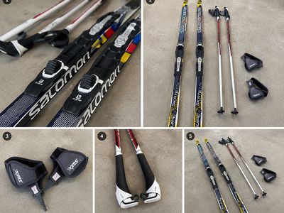Salomon Skate Skis & SWIX Poles