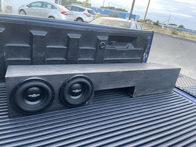 2 8” JSS audio with custom box