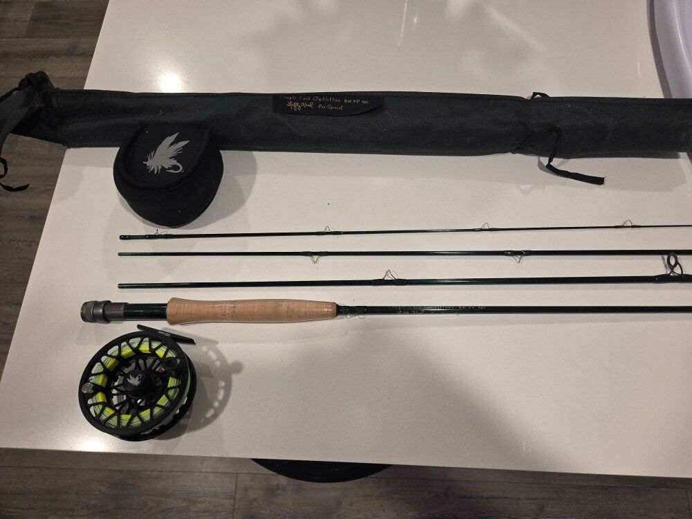 TFO 6 Wt 9 Ft Fly Rod w/ Maxxon Max 3 Reel