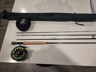 TFO 6 Wt 9 Ft Fly Rod w/ Maxxon Max 3 Reel
