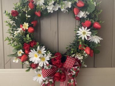 Cute Strawberry Wreath