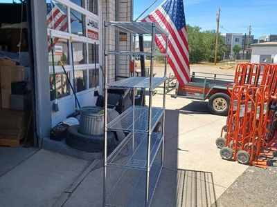 heavy duty wire utility shelving unit