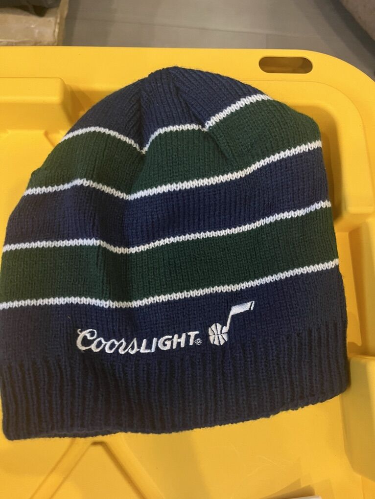 Brand New Vintage Coors Light Beanie, Jazz Logo
