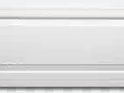 New White Traditional Garage Door (16x8) - All Hardware