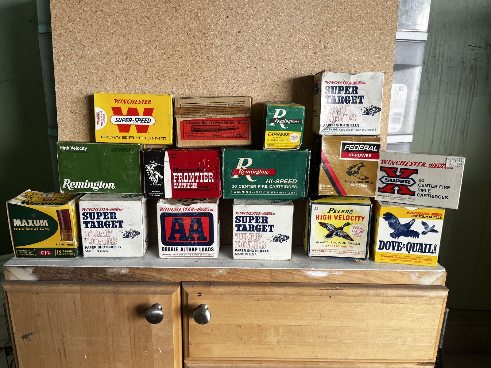 Old Shotshell / Bullet Boxes