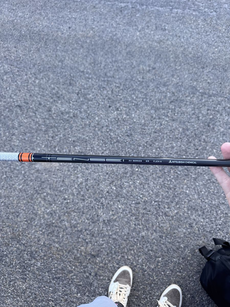 Mitsubishi Tensei AV Orange 65 Driver Shaft X-Stiff Flex +PING Adapter