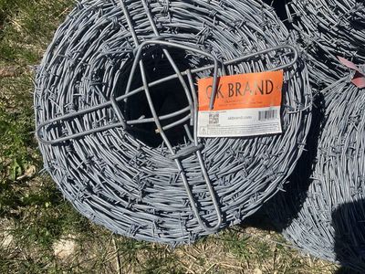 Barb wire fence rolls