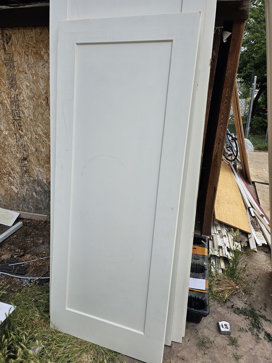 New exterior 32x80 single panel door