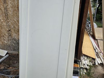 New exterior 32x80 single panel door