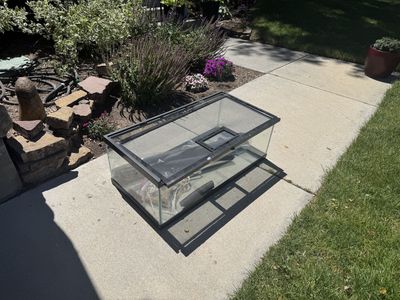 30 gallon lizard aquarium (critter keeper type) with screen top. great for leopard geckos or dragons