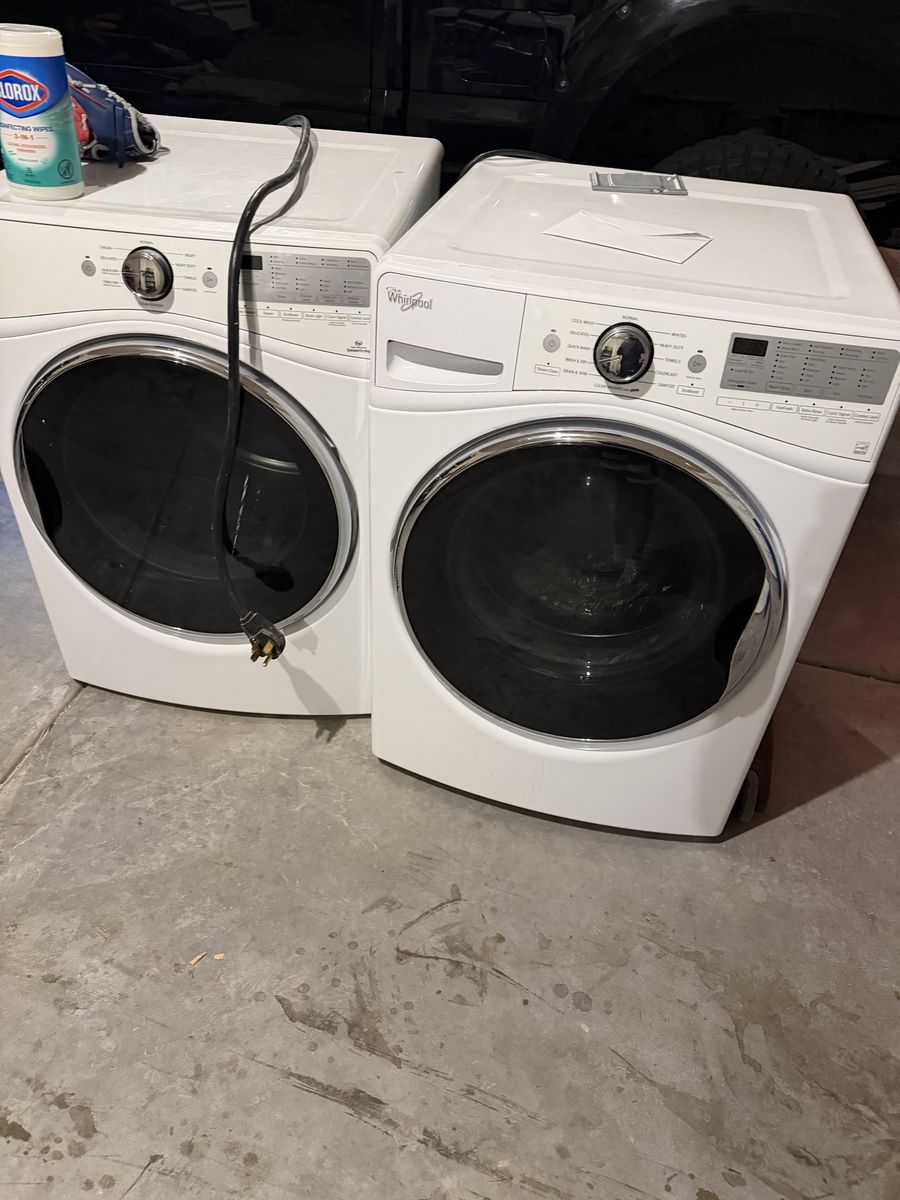 Whirlpool washer and dryer