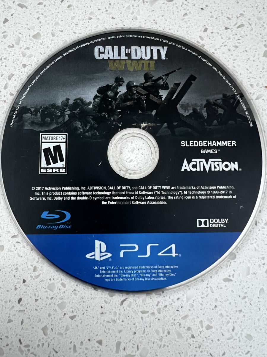 PS4 CALL OF DUTY WWII