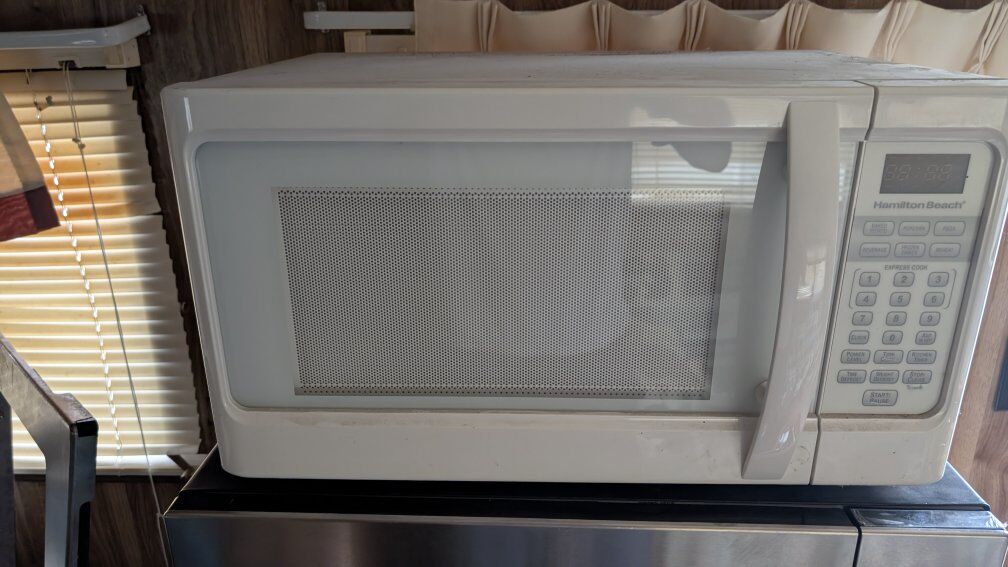 White microwave