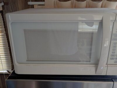 White microwave