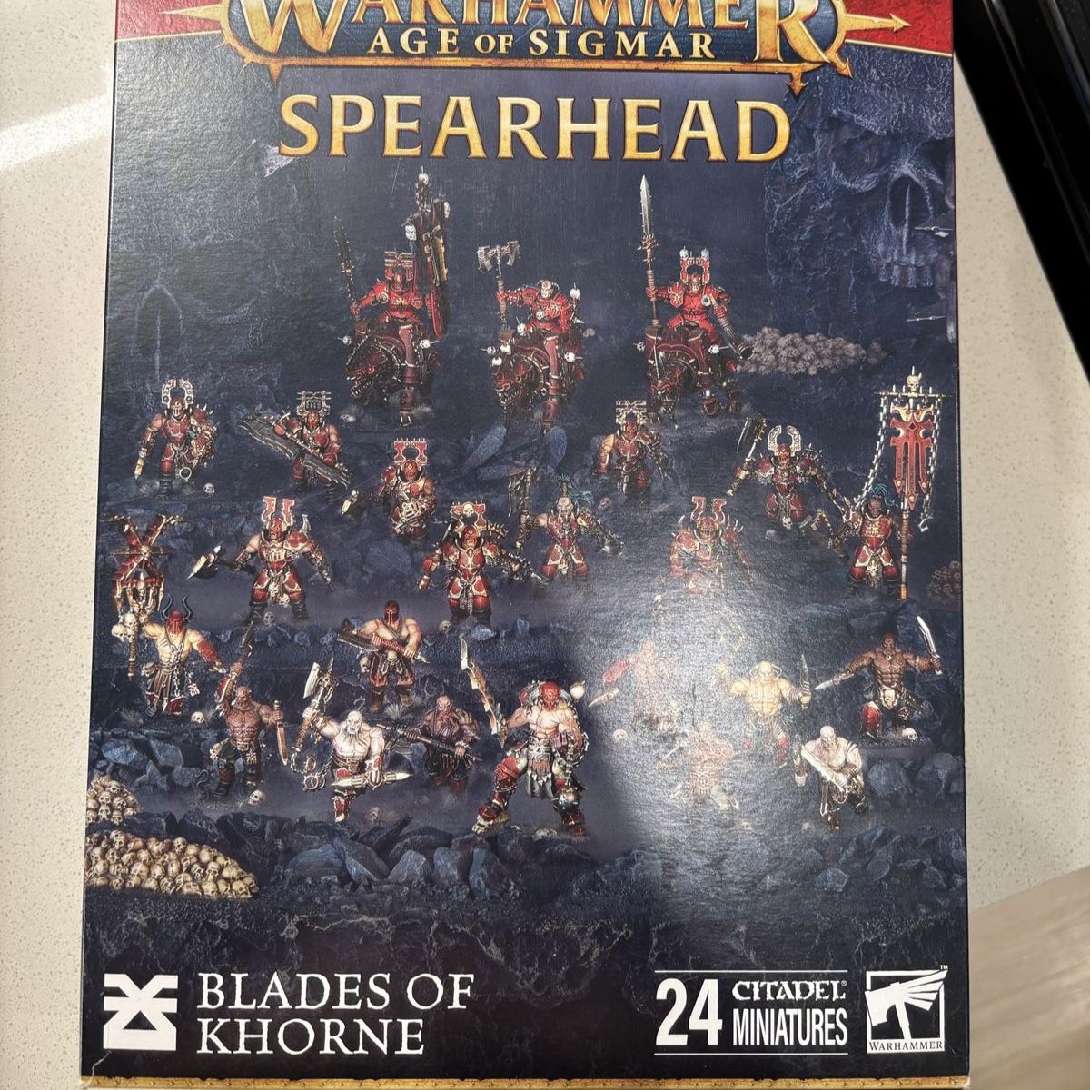 Warhammer Age of Sigmar Spearhead Blades of Khorne 24 Miniatures Set New Sealed