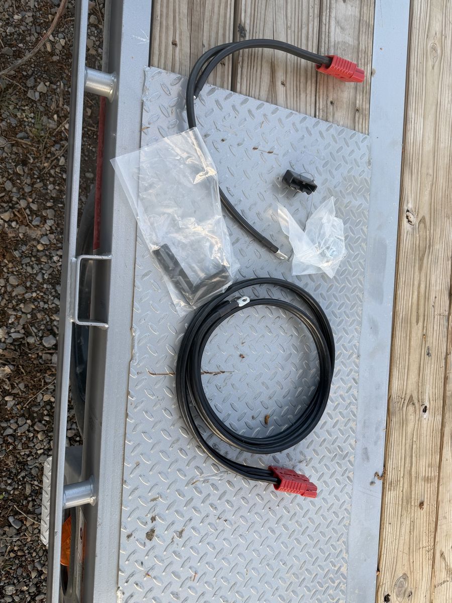 Winch Mount Receiver Hitch and Battery Cables