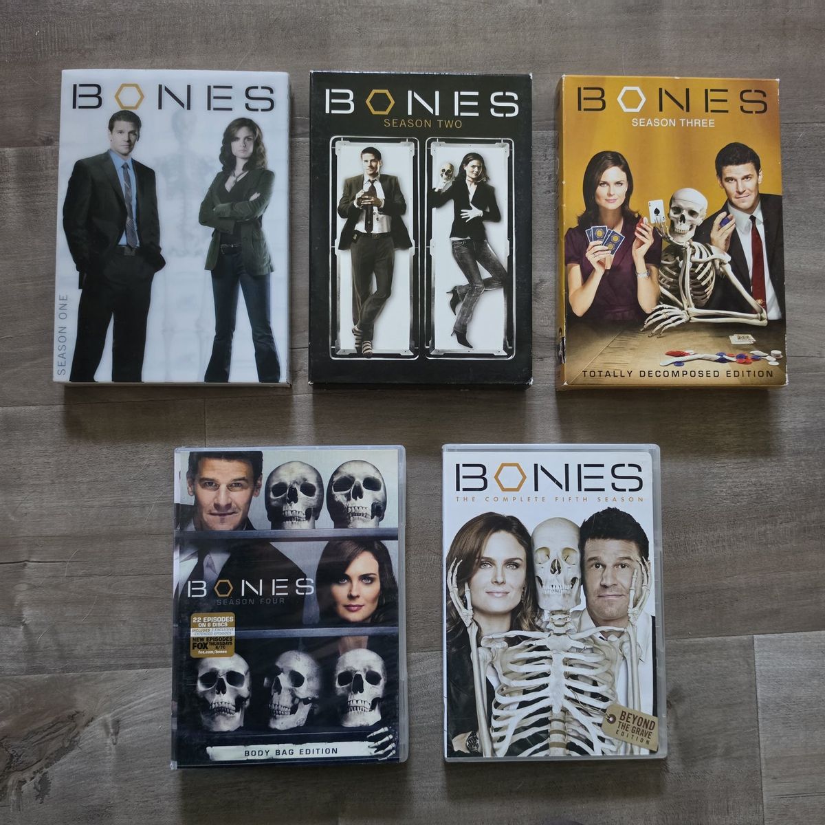 Bones DVD Seasons 1-5 TV Series