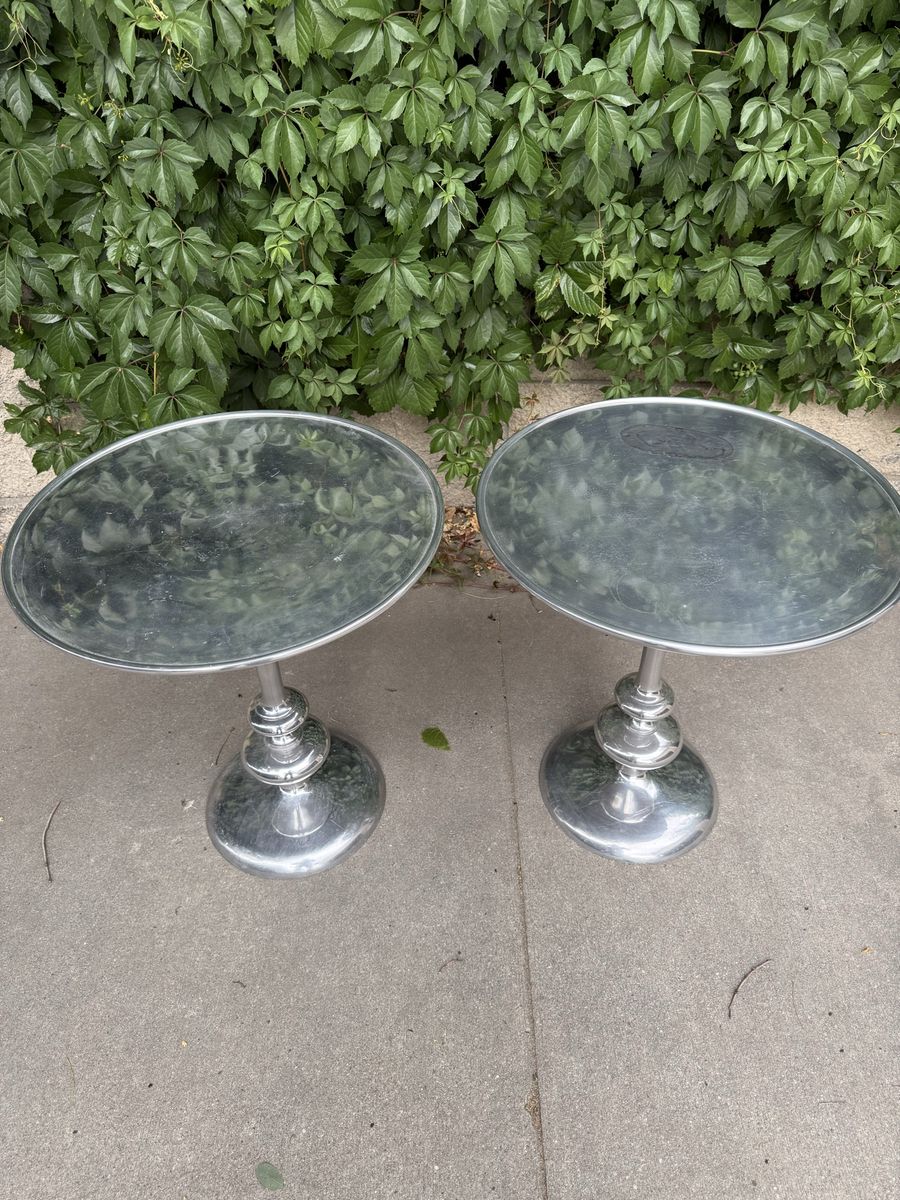 Cast Aluminum End Tables