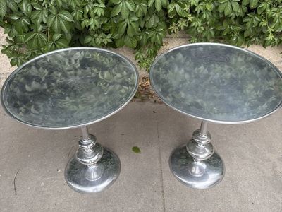Cast Aluminum End Tables