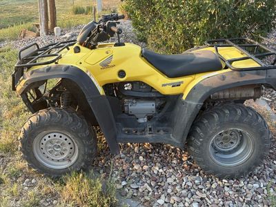 2004 Honda Rancher 350 4x4 ATV - Newly Rebuilt Engine, 6,134 Miles, Yellow