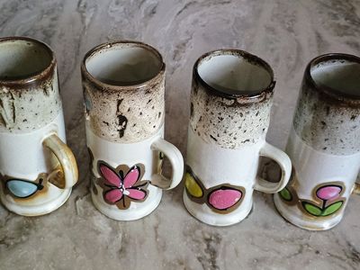 Set of 4 Japanese Tea Cups