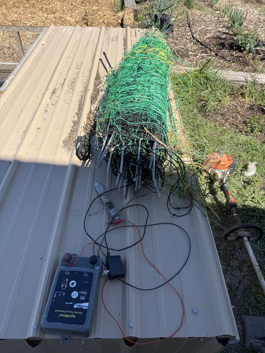 Electric Fence Netting and Charger.