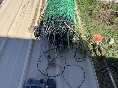 Electric Fence Netting and Charger.