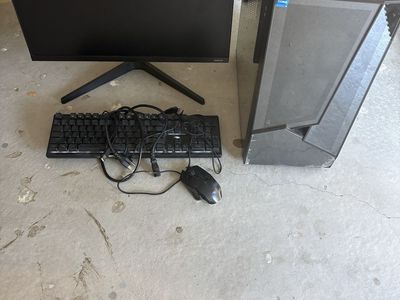 Samsung 24" IPS FHD 75Hz FreeSync Monitor Gaming PC with Tower 1TB gaming
