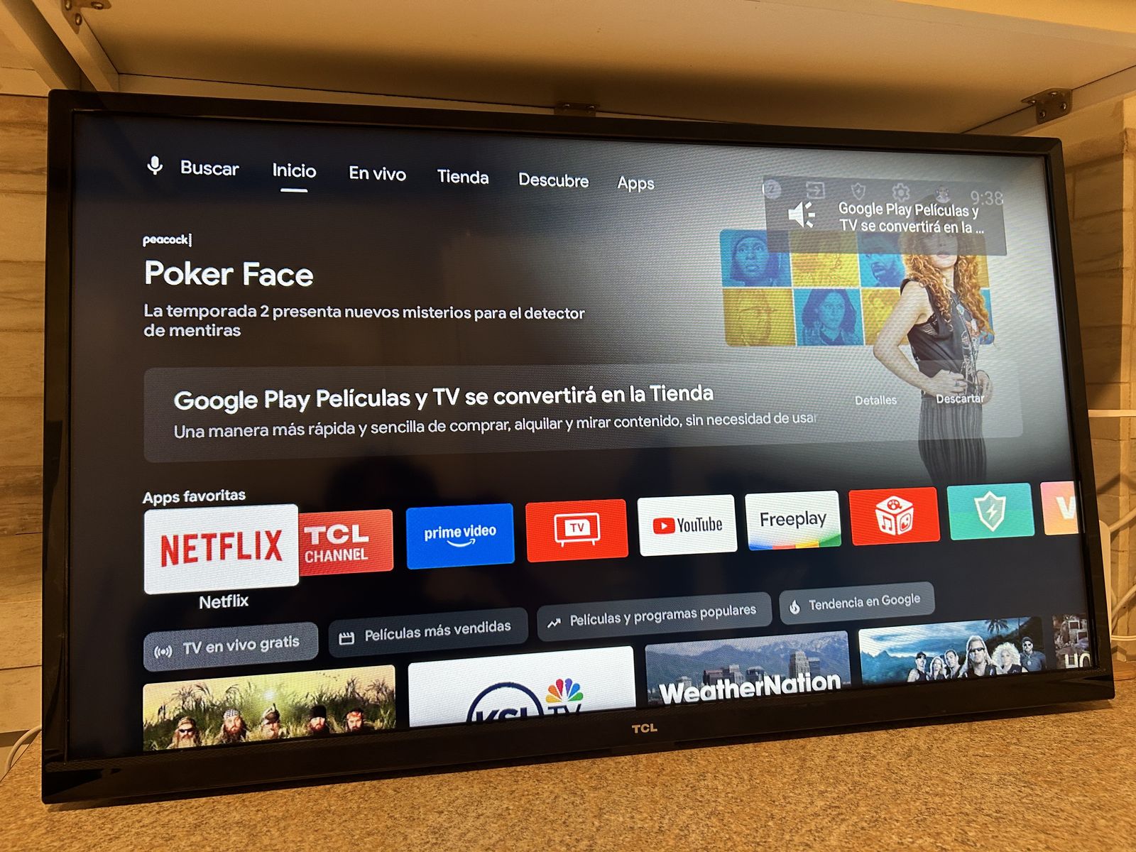 32" TCL Google Smart TV