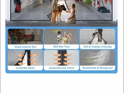 VIOMORL garage screen door