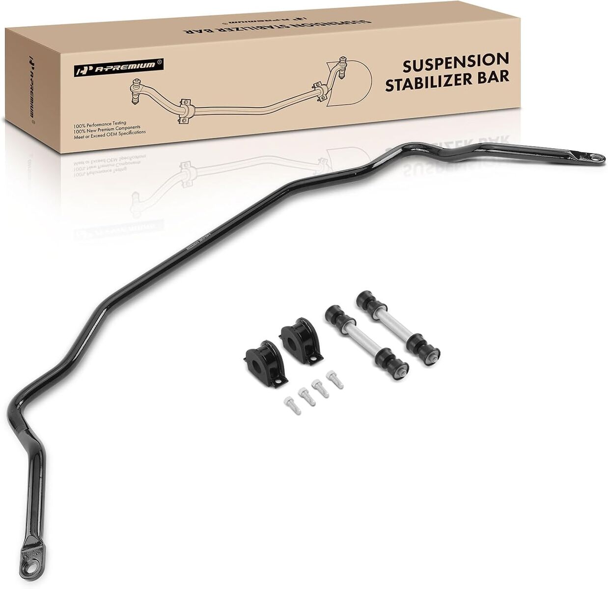 A-Premium Chevy Astro 1985-2005 & GMC Safari 1985-2005 Front Suspension Stabilizer Bar Link Kit
