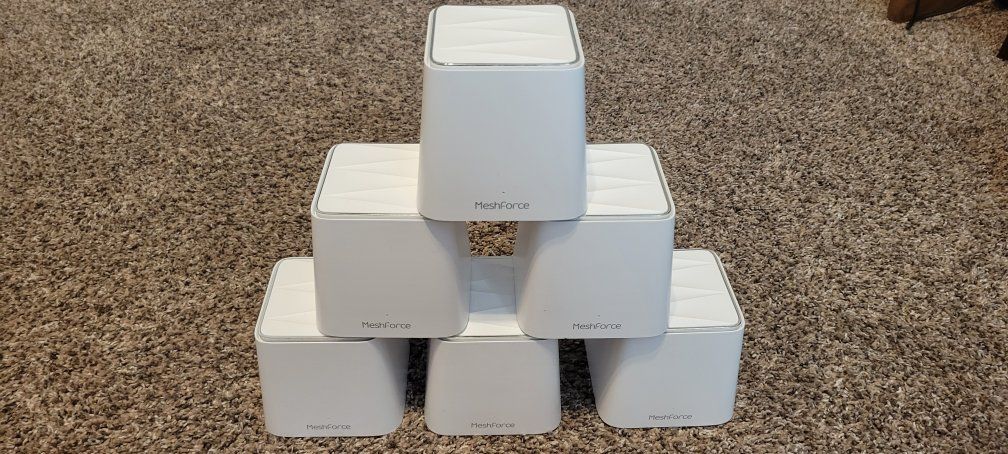 6 meshforce M3S home wifi extender nodes