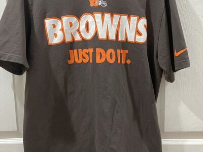 Nike Cleveland Browns Dawgs Just Do It T Shirt L