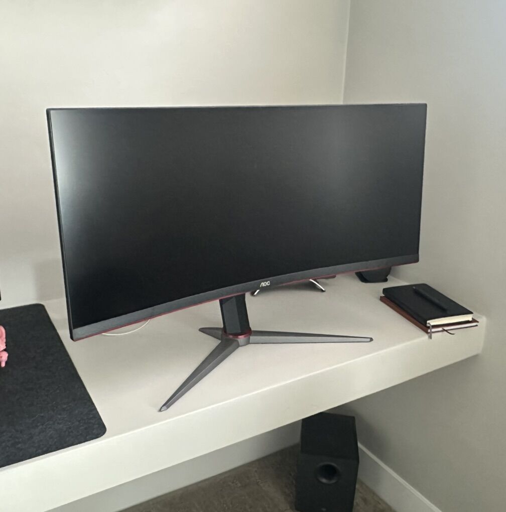 AOC 34 Inch frameless Curved Gaming Monitor