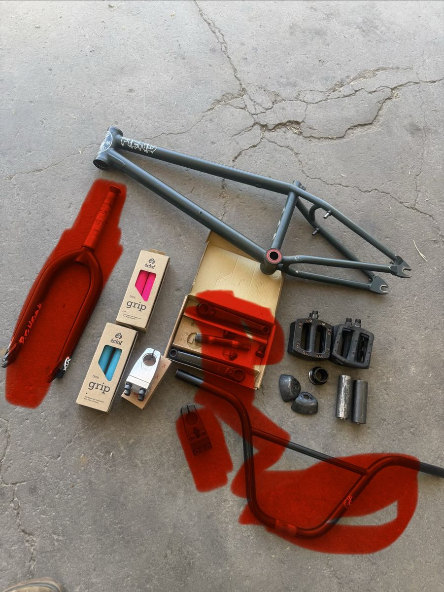BMX part clean out