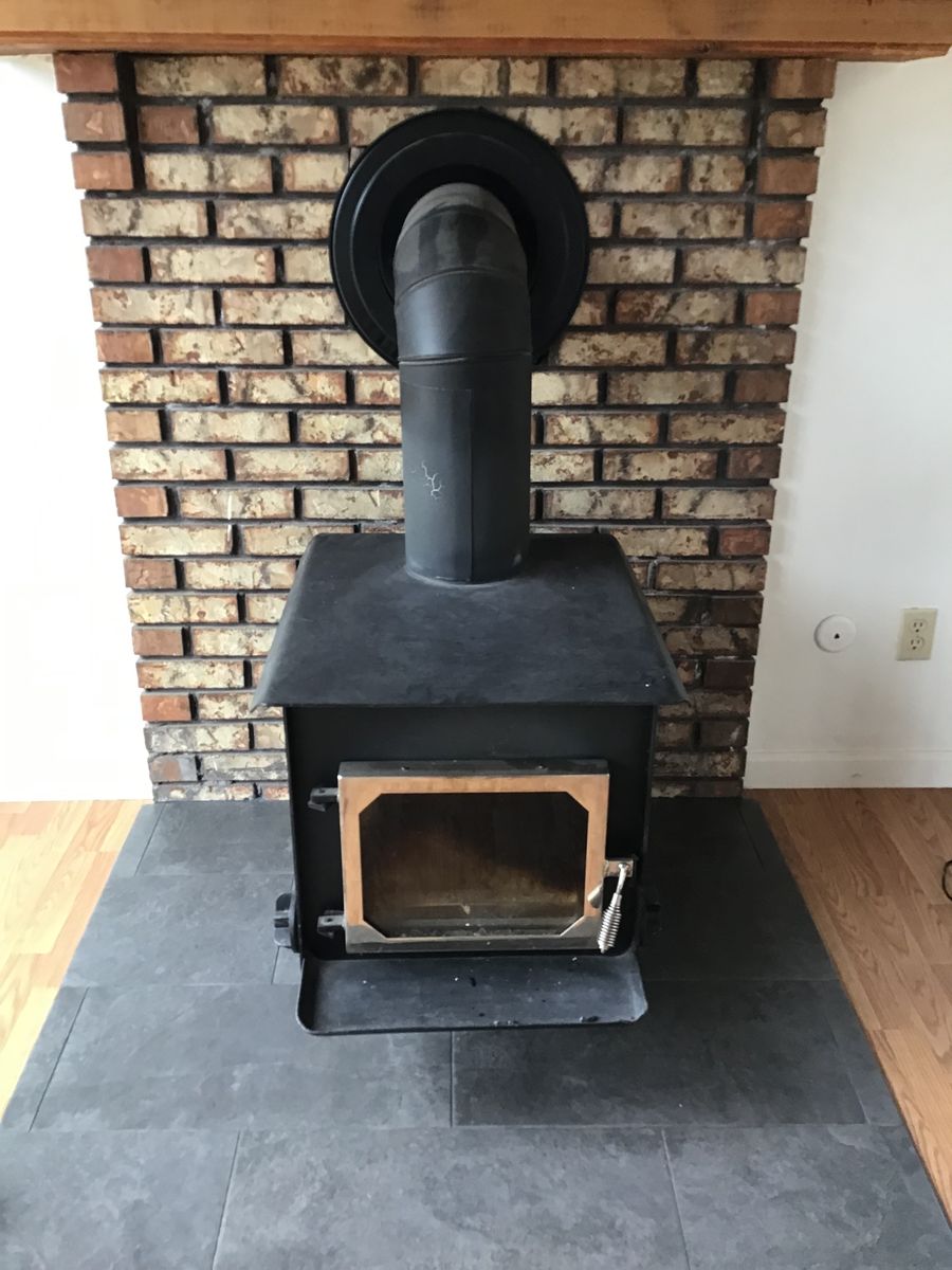 Wood burning stove (steel)