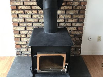 Wood burning stove (steel)