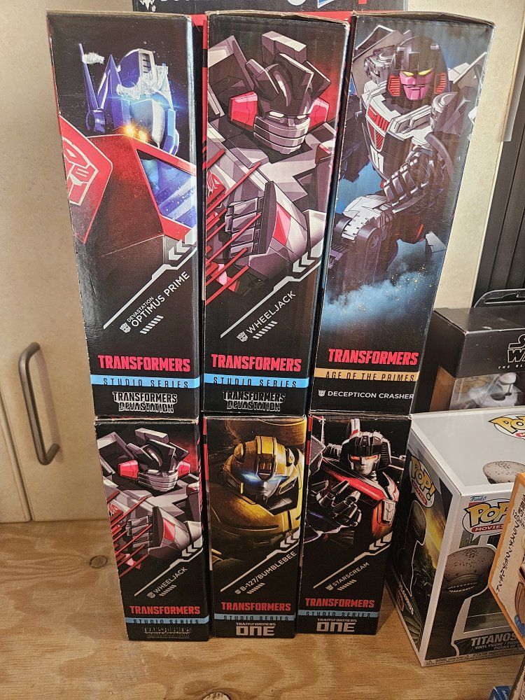Transformers Studio Series Action Figures - Optimus Prime, Bumblebee, Elita-1 & More - New