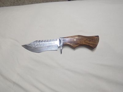 FIXED BLADE DAMASCUS HUNTING KNIFE