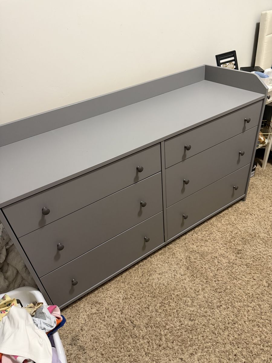 IKEA Grey 6-Drawer Dresser / Changing Table
