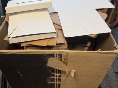 250 Sturdy Cardboard CD Mailers - Music Compact Disc Mailing Boxes