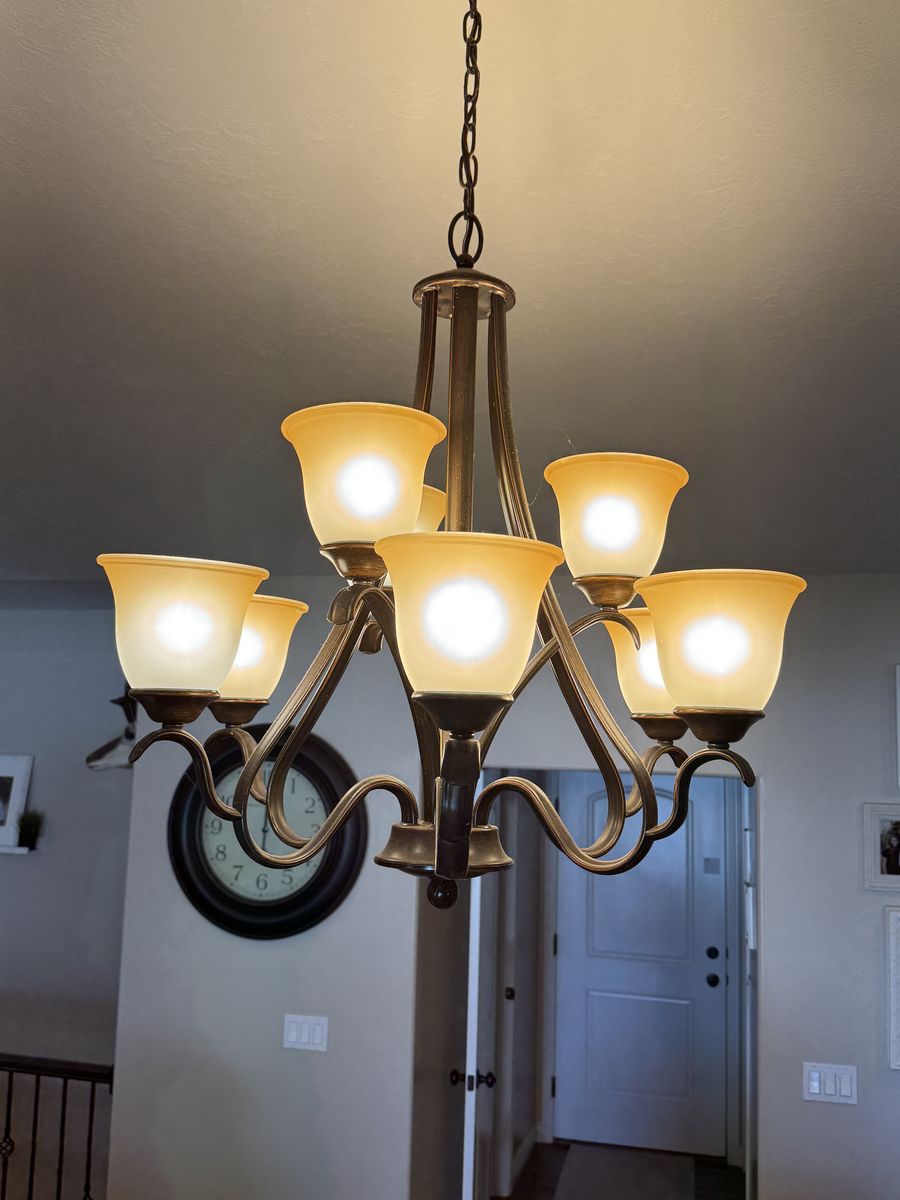 2 Chandeliers for 20 dollars total