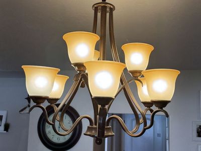 2 Chandeliers for 20 dollars total