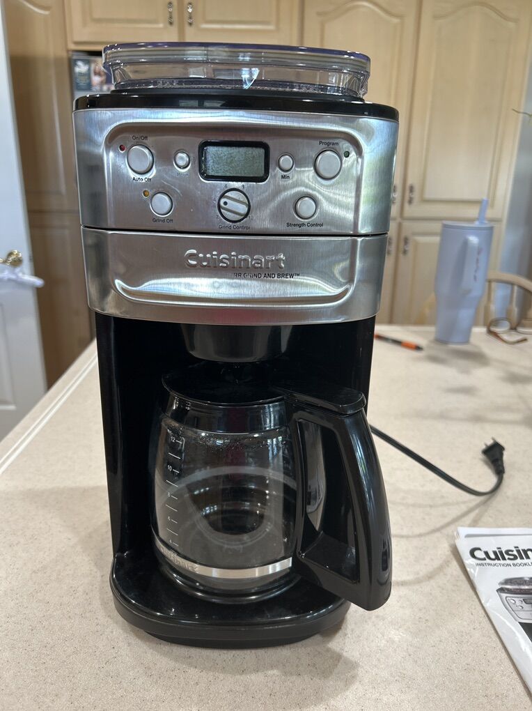 Cuisianart Bur Grind And Brew 12 Cup Coffee Maker