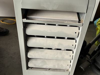 Modine Unit Heater for Industrial/Commercial Use, Aerothermes, Natural Gas, Light Gray