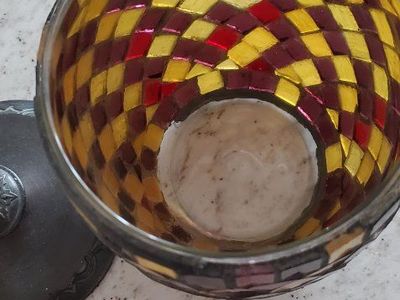 Mosaic Glass Jar