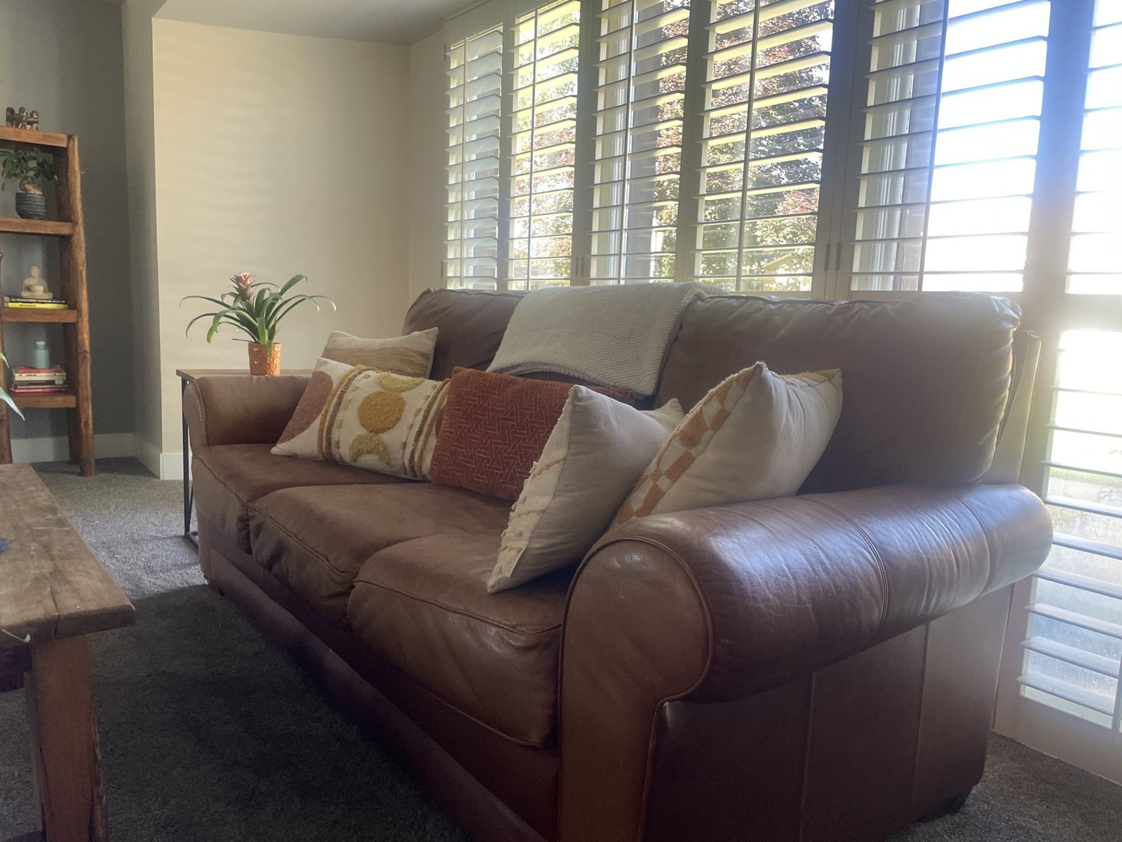 Leather sofa