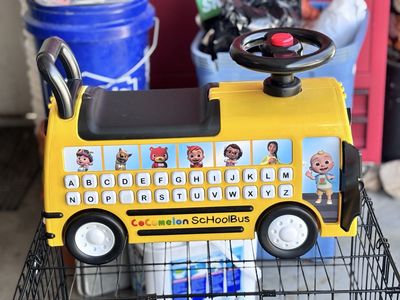 School bus ride on toy