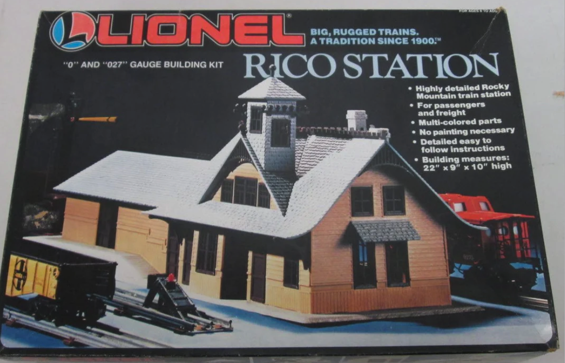 LIONEL O GAUGE RICO STATION KIT