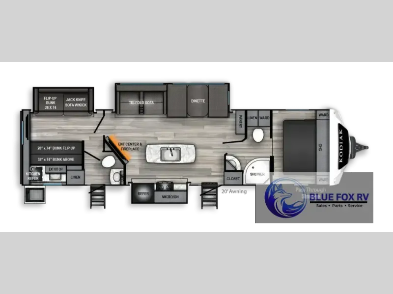 New 2026 Dutchmen RV Kodiak Ultimate 3420 BHST